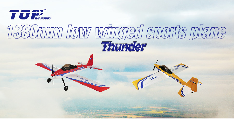 TOP-RC-Hobby-Thunder-Pro-1380mm-Spannweite-EPO-Tiefdecker-Sport-Flugzeug-RC-Flugzeug-PNP-1701831-1